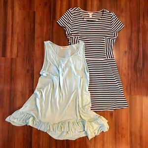 2 Cute Dresses, 1 Low Price - Like New - Large